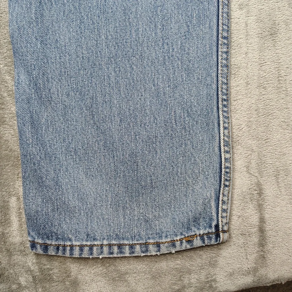 Y2K Levi's 505‎ Regular Fit Jeans Mens 38x34 Light Wash Blue Straight Leg Cotton